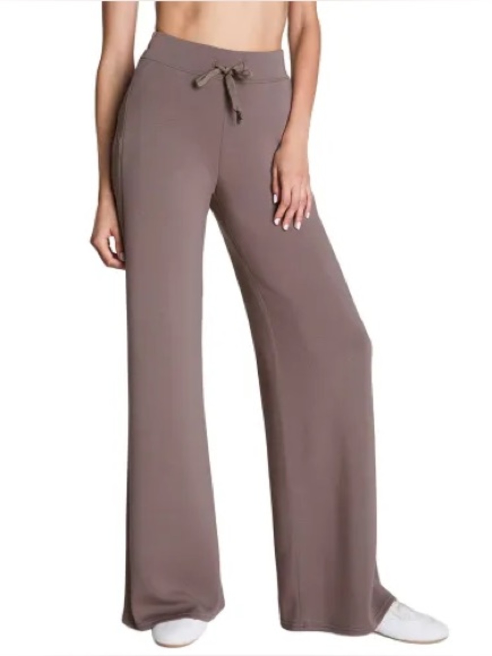 Spanx Air Essential Wide Leg Sweatpants Taupe